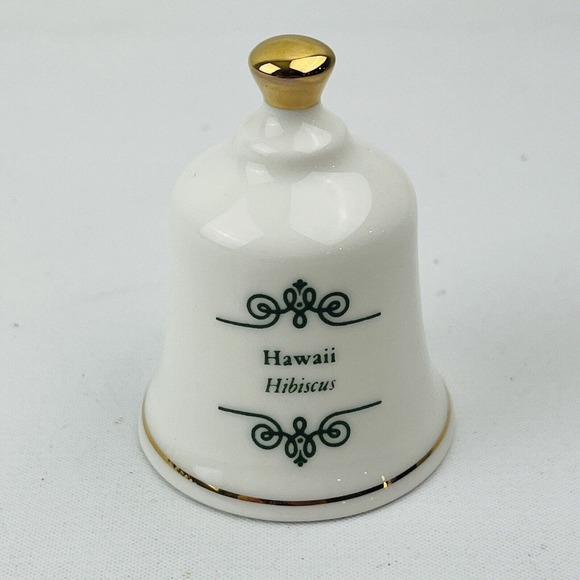 Danbury Mint Hawaii Hibiscus Official State‎ Flower Bell Collection - Picture 2 of 5